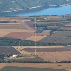 Flugwegposition um 16:46:00: Aufgenommen in der Nähe von Département Alpes-de-Haute-Provence, Frankreich in 1235 Meter
